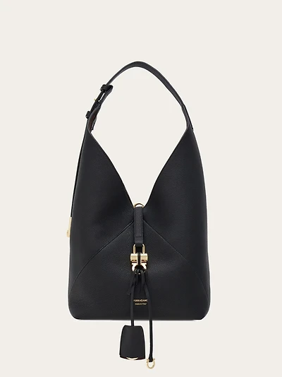 V-shaped hobo bag (M
