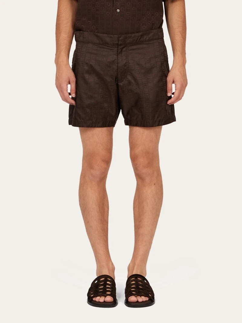 Ferragamo Monogram Bermuda short