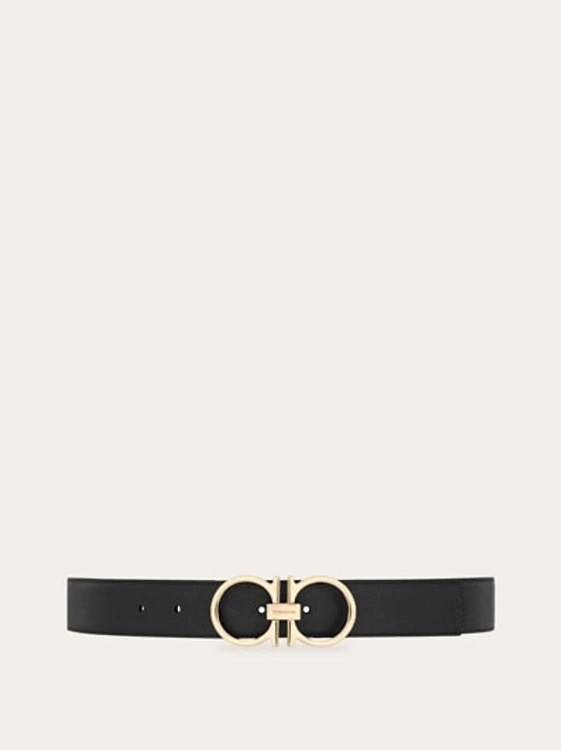 Reversible and adjustable Gancini belt