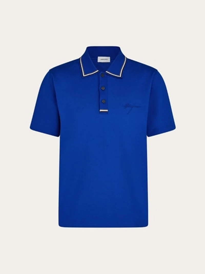 Short sleeved polo shirt