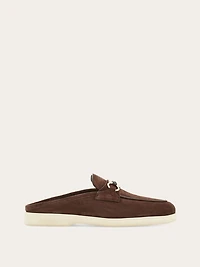 Gancini buckle loafer mule
