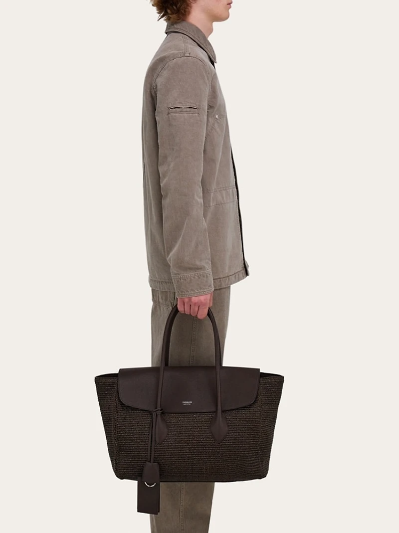 East-West tote bag (L)
