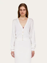 Jersey linen cardigan