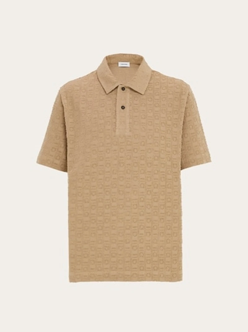 Ferragamo Monogram polo shirt