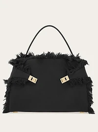 Fringed Hug Soft shoulder bag (L