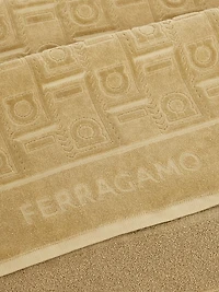 Ferragamo Monogram beach towel