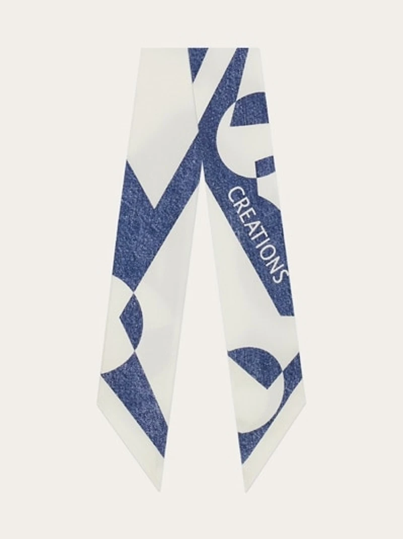 Venna print silk mini bandeau