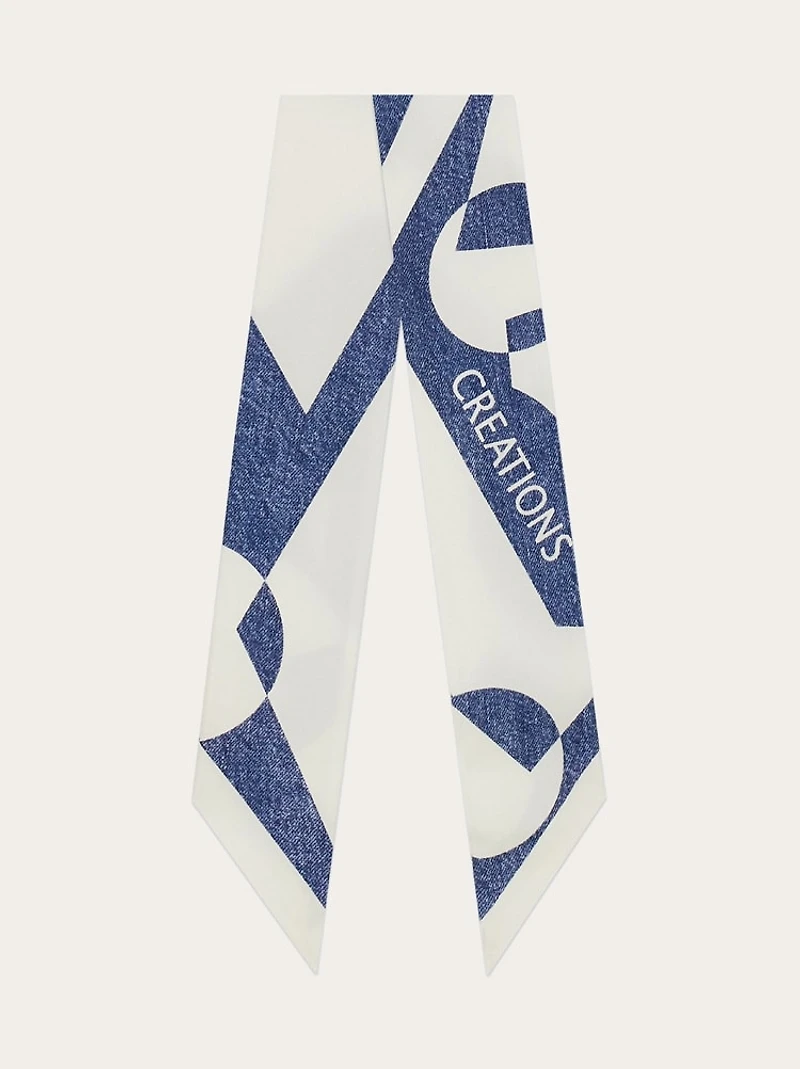 Venna print silk mini bandeau