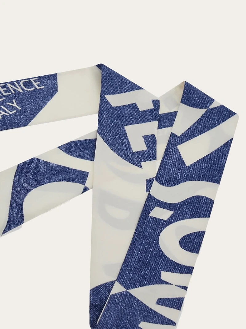 Venna print silk mini bandeau