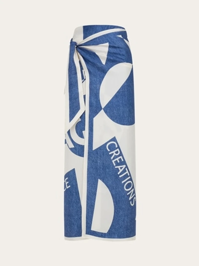 Venna logo sarong skirt