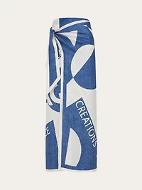 Venna logo sarong skirt