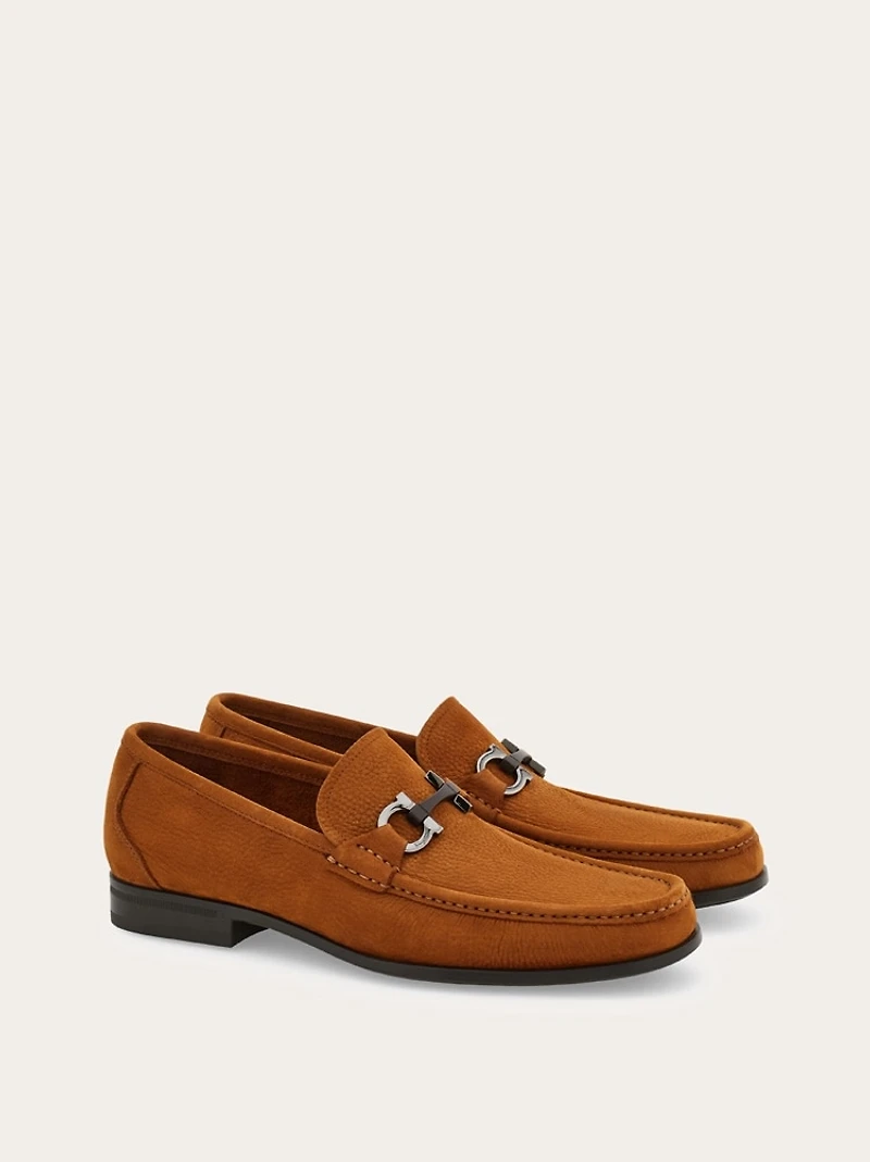 Gancini buckle loafer