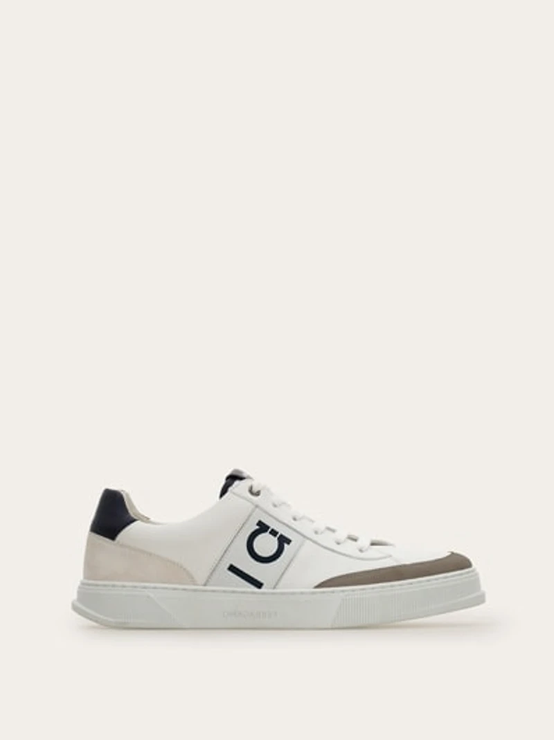 Low-top sneaker with Gancini detail