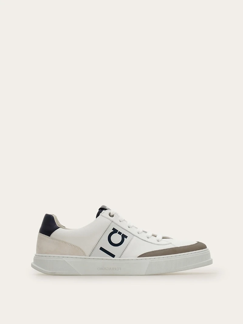 Low-top sneaker with Gancini detail