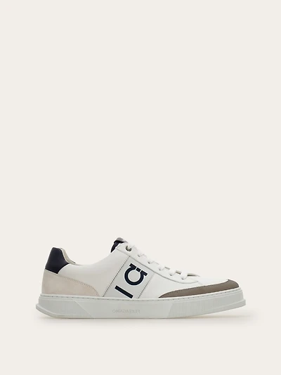 Low-top sneaker with Gancini detail