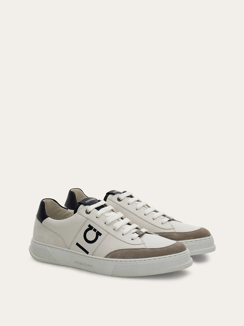 Low-top sneaker with Gancini detail