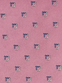 Two tone Gancini jacquard tie