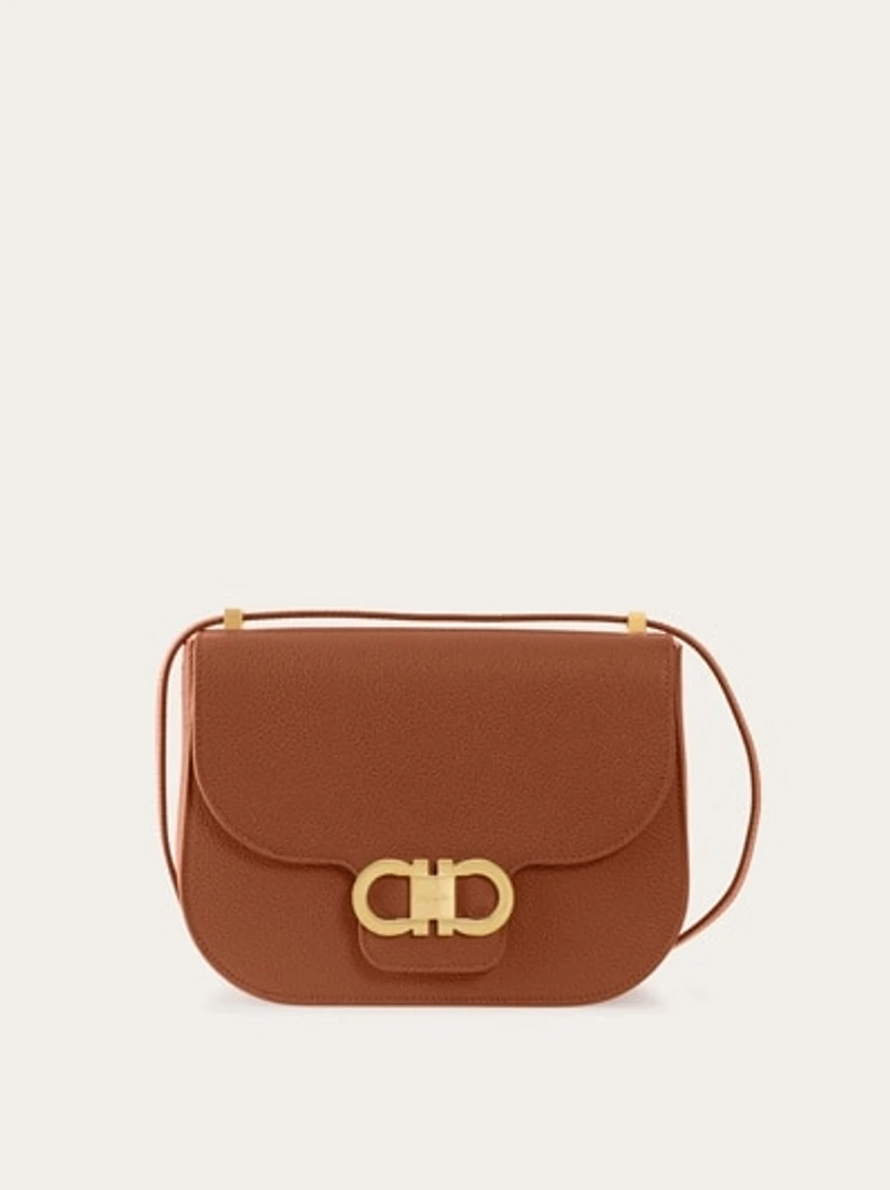 Double Gancini crossbody bag (XS