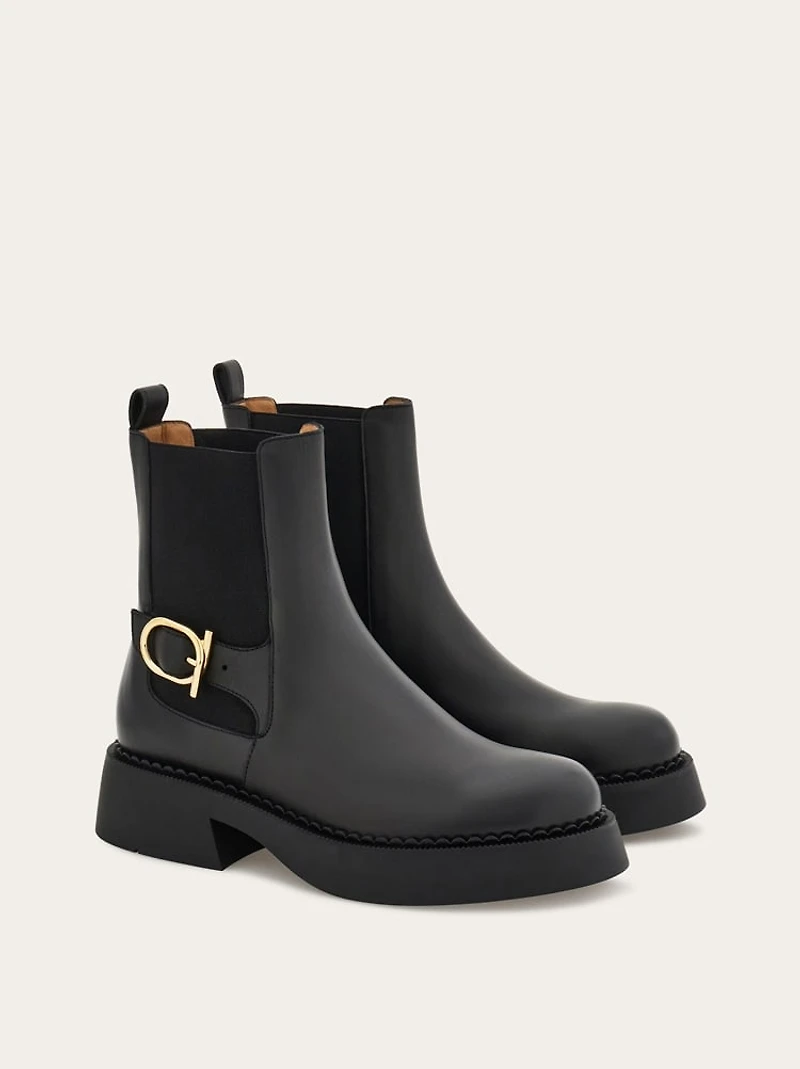 Gancini buckle Chelsea boot
