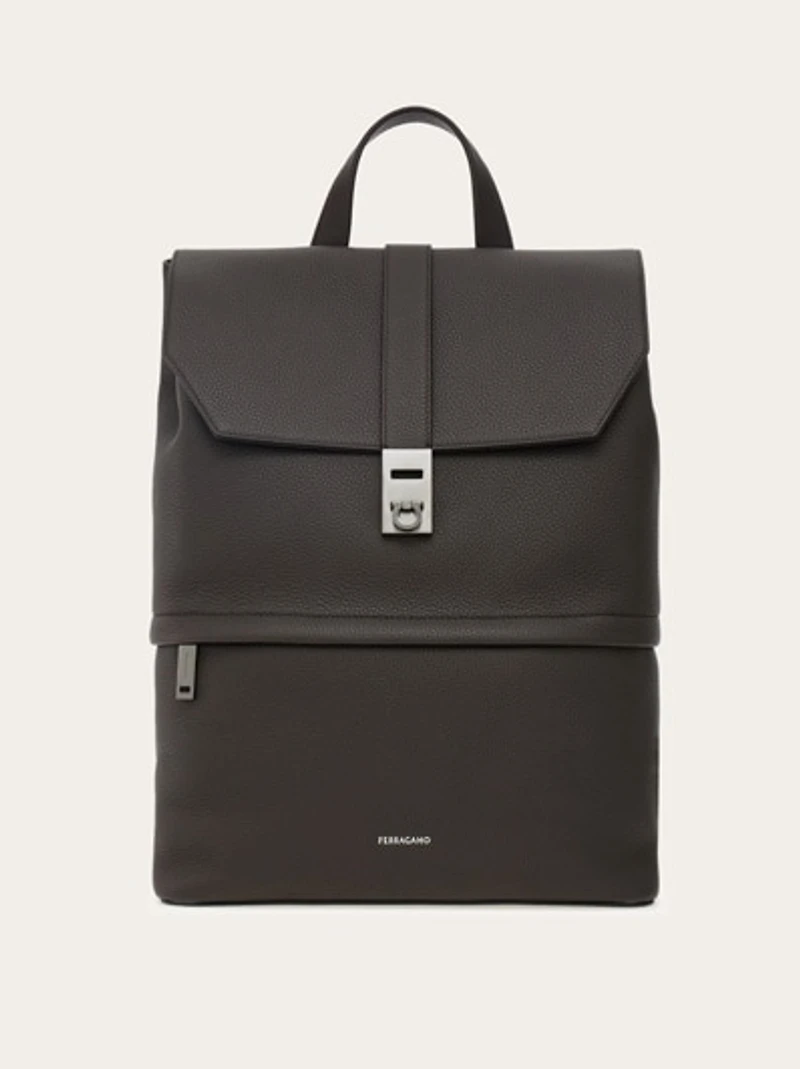 Backpack with Gancini buckle