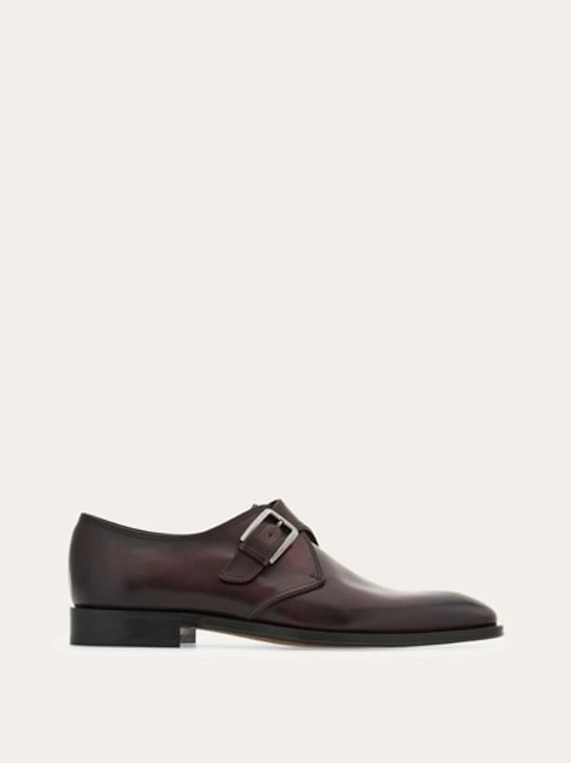 Single monk shoe