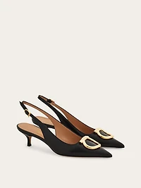 Maxi Gancini slingback pump