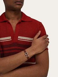 Gancini hook bracelet