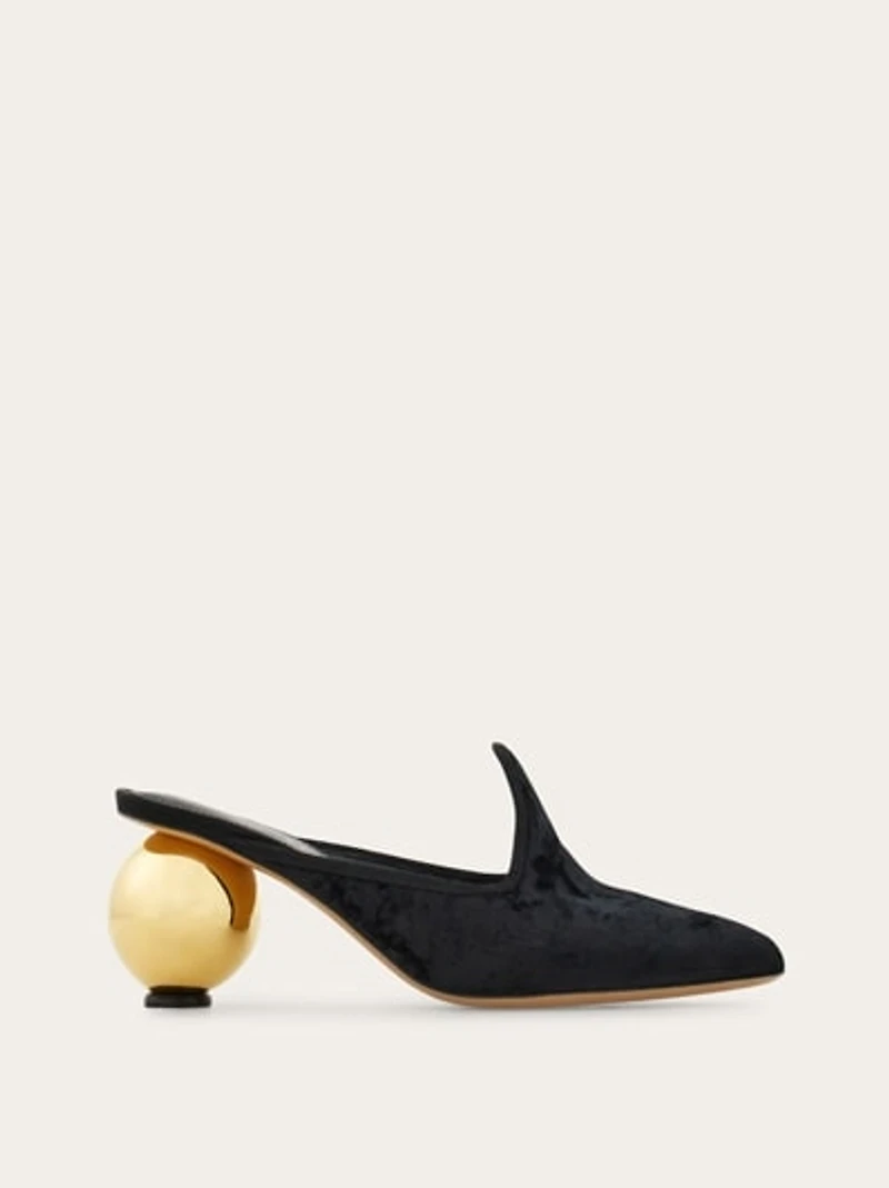 Spherical heel mule