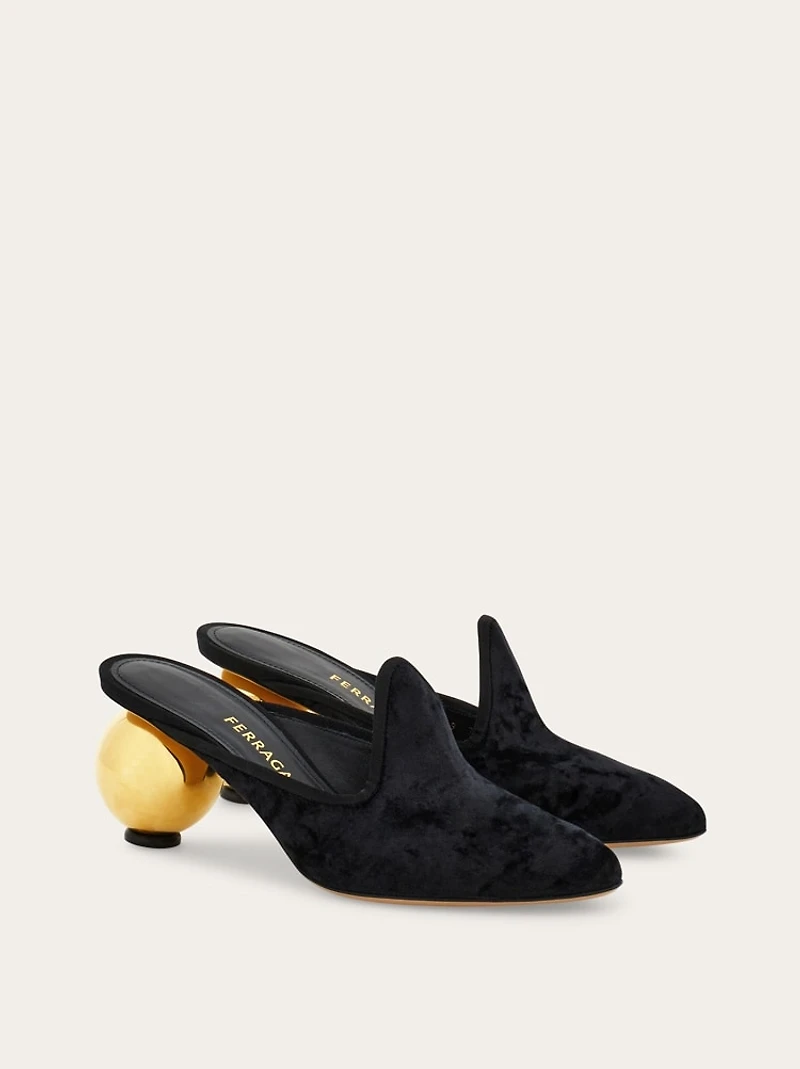 Spherical heel mule