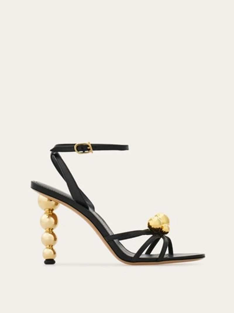 Spherical heel sandal