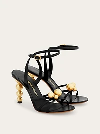 Spherical heel sandal