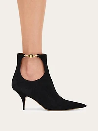 Cutout ankle boot