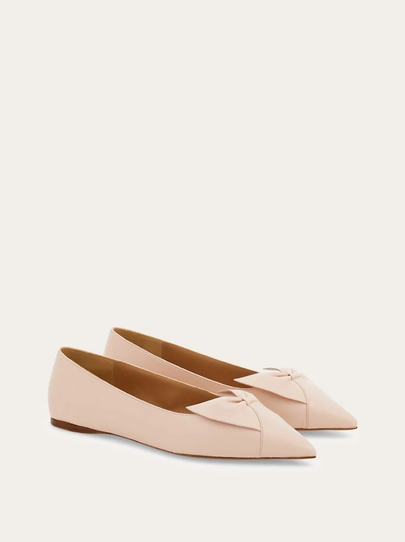 Soft bow ballet flat