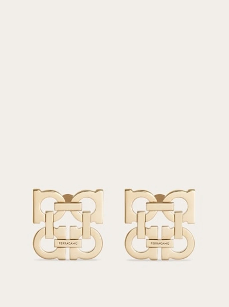 Four Gancini earrings