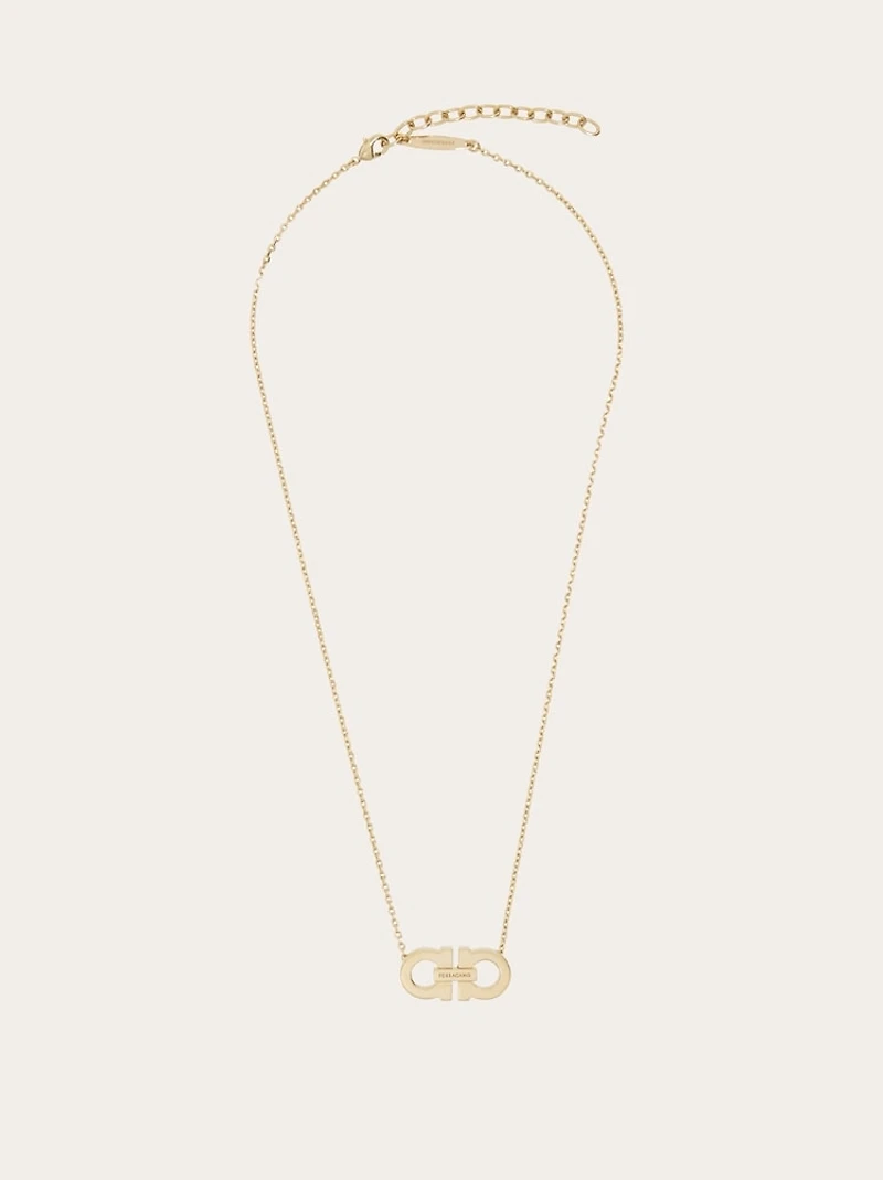 Gancini pendant necklace