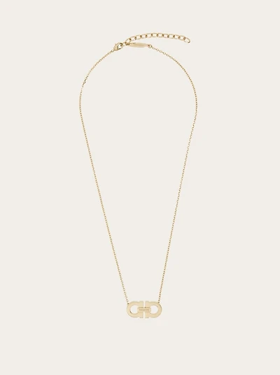 Gancini pendant necklace