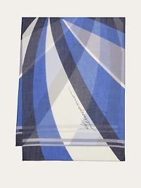 Linen blend stole
