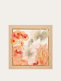 Dure print silk scarf