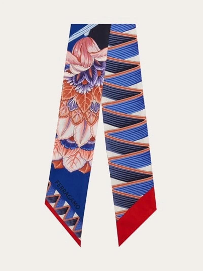 Giada print silk mini bandeau