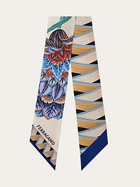 Giada print silk mini bandeau