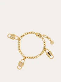 Padlock charm bracelet