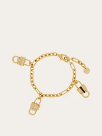 Padlock charm bracelet