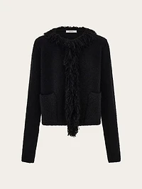 Cardigan with fringe detail