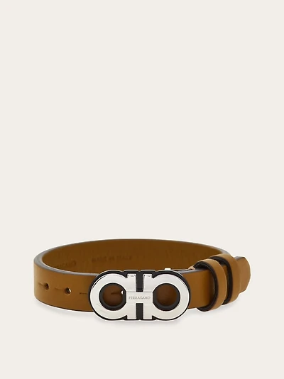 Double Gancini bracelet