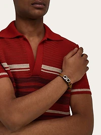 Double Gancini bracelet