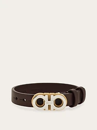 Double Gancini bracelet
