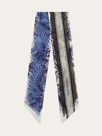 Gravure print silk mini bandeau