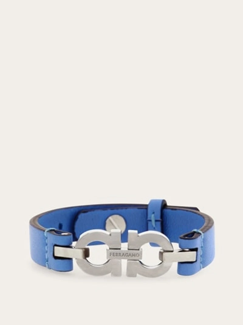 Double Gancini bracelet