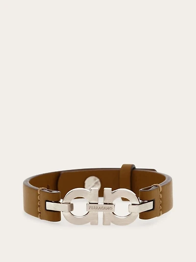 Double Gancini bracelet
