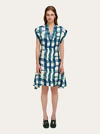 Stylized tartan dress